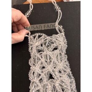 SUSAN FANG Beaded Crossbody Bag Phone holder.